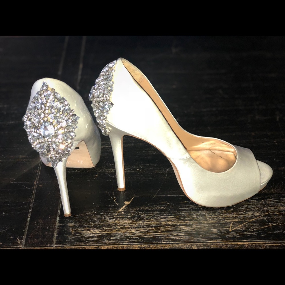 Badgley Mischka Rhinestone Heels